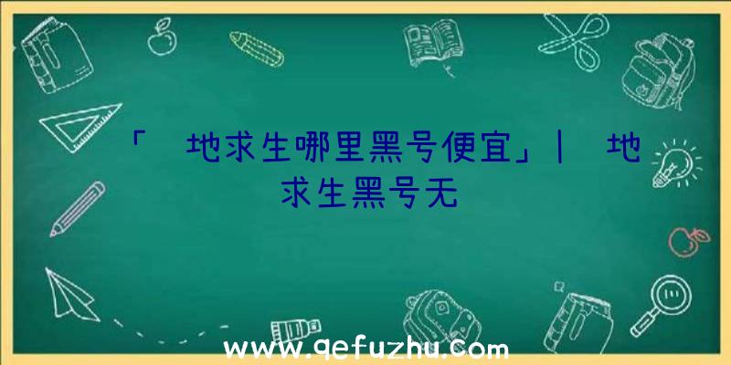 「绝地求生哪里黑号便宜」|绝地求生黑号无